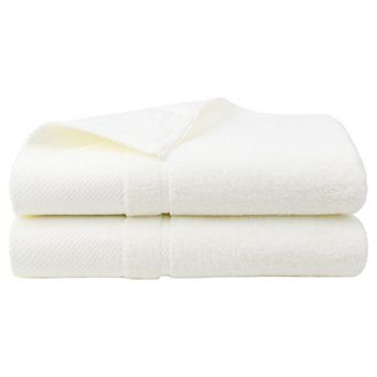 2 pc Bath Towel Set 27"x54", 100% Cotton Towels Absorbent