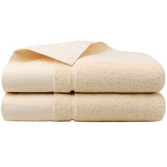 2 pc Bath Towel Set 27"x54", 100% Cotton Towels Absorbent