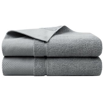 2 pc Bath Towel Set 27"x54", 100% Cotton Towels Absorbent