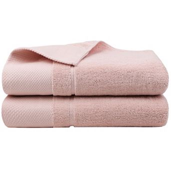 2 pc Bath Towel Set 27"x54", 100% Cotton Towels Absorbent