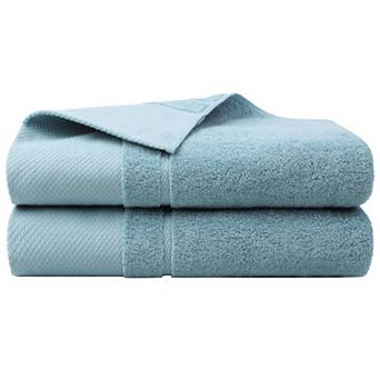 2 pc Bath Towel Set 27"x54", 100% Cotton Towels Absorbent