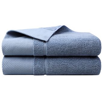 2 pc Bath Towel Set 27"x54", 100% Cotton Towels Absorbent