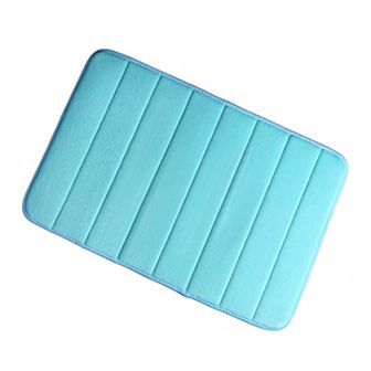 Bathroom Rugs Non-slip Soft Absorbent Rebound Memory Foam Bath Mats 24" X 16"