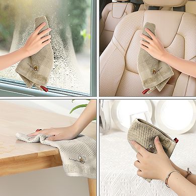 6pcs Cotton Cleaning Cloth Kitchen Towels for Dish Washing Drying Rags 14 x 28 Inch