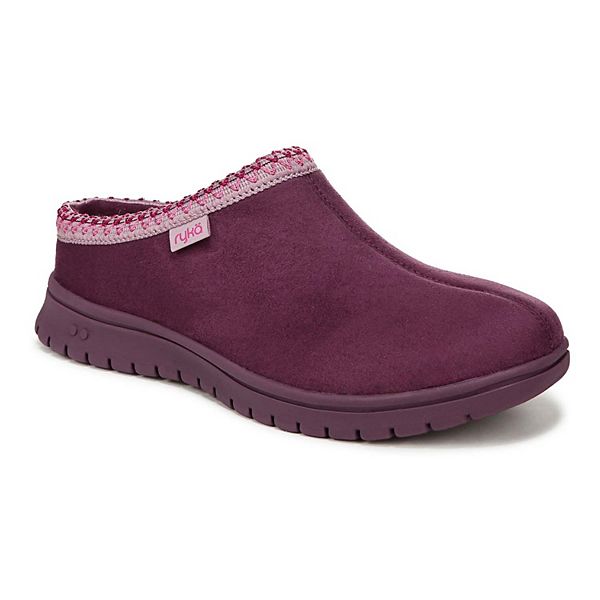 Ryka Stellar Women's Clogs - Rich Purple Microfiber (7.5)