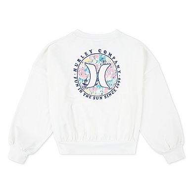 Girls 7-16 Hurley French Terry Crewneck