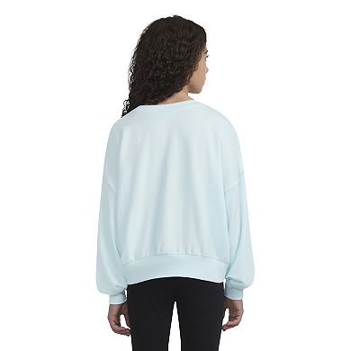 Girls 7-16 Hurley "Good Vibes" French Terry Crewneck