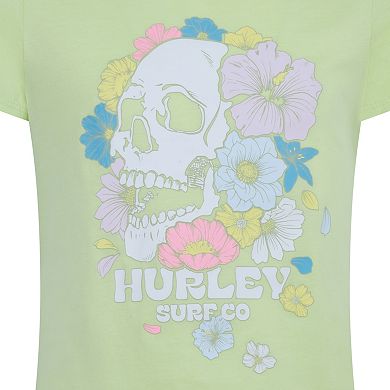 Girls 7-16 Hurley Become The Flowers Baby Tee