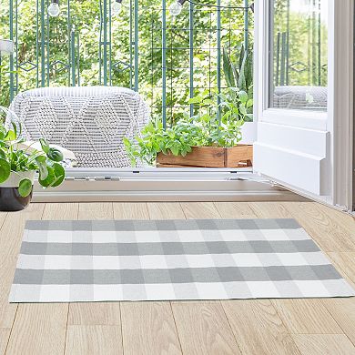 Cotton Classic Pattern High Density Woven Floor Mats , 51" x 24"