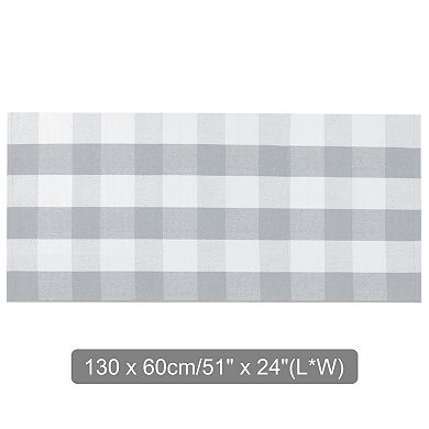 Cotton Classic Pattern High Density Woven Floor Mats , 51" x 24"