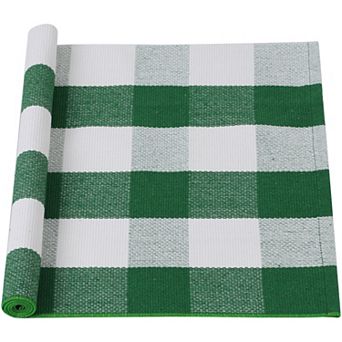 Cotton Classic Pattern High Density Woven Floor Mats , 51" X 24"
