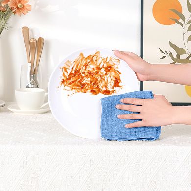 Microfiber Kitchen Cleaning Cloth Absorbent Quick Drying Lint-free Dish Towel 12Pcs 12" x 12"