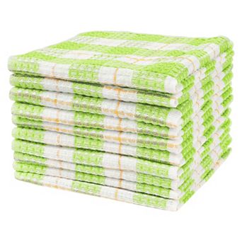 Small Kitchen Dish Cloths Absorbent Dish Rags Dish Towels Washing Cleaning 10 Pack 14" x 16"