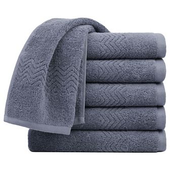 Luxury Hand Towels 6 pc 29 X 13 Inch Soft And Absorbent 100% Cotton For Daily Use