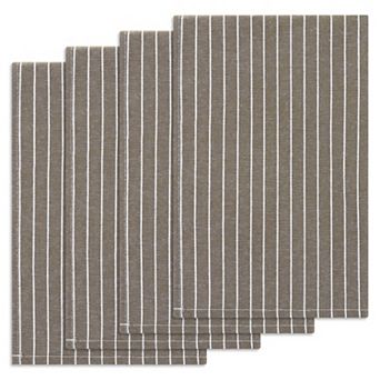 Striped Kitchen Dish Towels Tea Towels Highly Absorbent Durable Reversible 4 Pack 16*24in