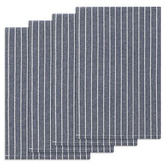 Striped Kitchen Dish Towels Tea Towels Highly Absorbent Durable Reversible 4 Pack 16*24in