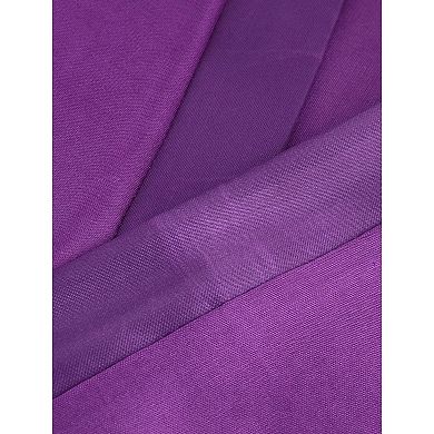 Silk Satin Women Lady Lingerie Robe Sleepwear Nightwear Kimono Gown Bathrobes Purple