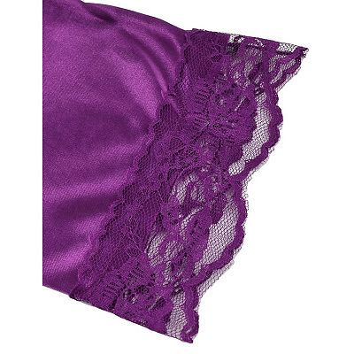 purple satin dressing gown Glazed Purple Satin Dress In Stock / S