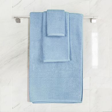 Super Soft And Absorbent Luxury 100% Cotton 6 Piece Bath Towel Set For Home Hotel Use
