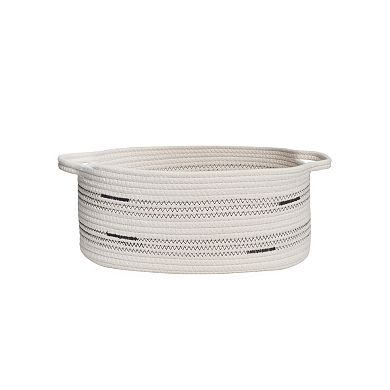 Zenna Home Zenna Pet Cotton Rope Oval Pet Toy and Storage Basket