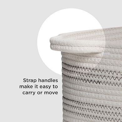 Zenna Home Zenna Pet Cotton Rope Oval Pet Toy and Storage Basket