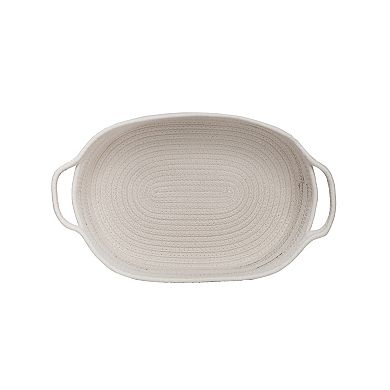 Zenna Home Zenna Pet Cotton Rope Oval Pet Toy and Storage Basket
