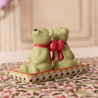 Cath Kidston Bear Salt Pepper Shakers Multi