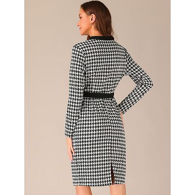 Houndstooth Dress For Women