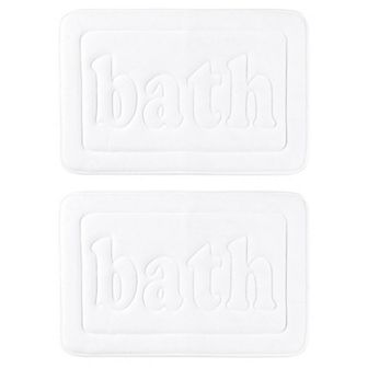 Memory Foam Non Skid Bottom Bath Mat Water Absorbent Quick Dry Bath Carpet Rug