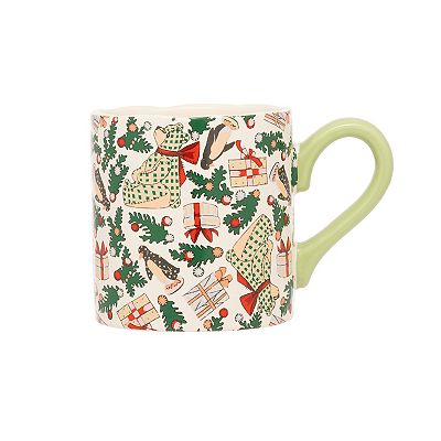 Cath Kidston Christmas Ditsy Shortie Mug