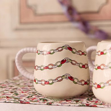 Cath Kidston Paperchain Twisted Handle Billie Mug