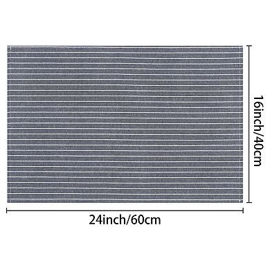 Striped Kitchen Towels Tea Towels Highly Absorbent Durable Reversible Dish Towels 16*24in 2Pcs