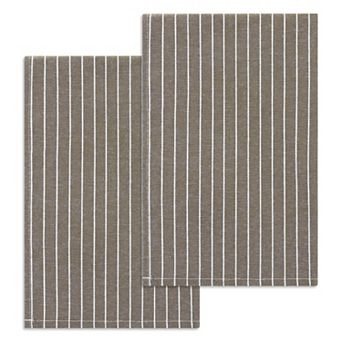 Striped Kitchen Towels Tea Towels Highly Absorbent Durable Reversible Dish Towels 16*24 in 2 pc