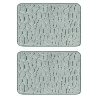 Memory Foam Bathroom Rugs Bath Carpet Bath Mat Soft Non-slip Water Absorbent Quick Dry