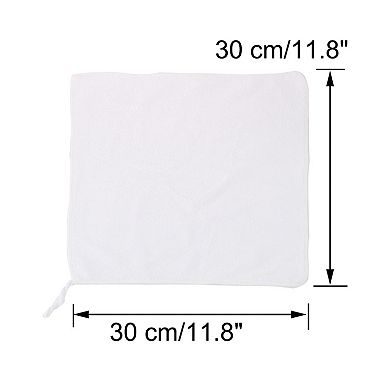 Microfiber Water Absorbent Drying Towel Face Cloth 30cm X 30cm 4pcs