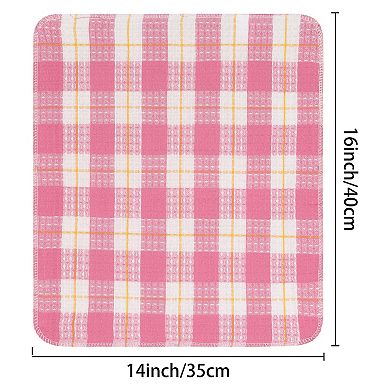 Small Kitchen Dish Cloths For Washing Cleaning Absorbent Dish Rags Drying Dish Towels