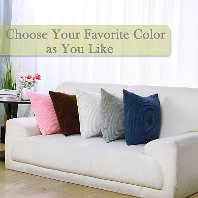 Decorative Square Throw Pillow Cushion Covers Pillow Case With Zipper For Car Living Room Sofa