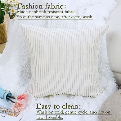 Decorative Square Throw Pillow Cushion Covers Pillow Case With Zipper For Car Living Room Sofa