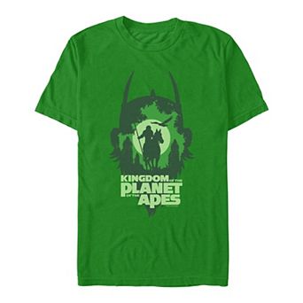 Men's Kingdom Of The Planet Of The Apes Rider Silhouette Graphic Tee