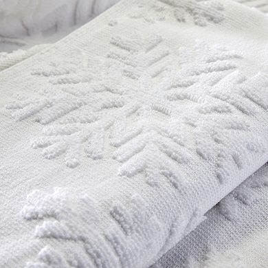 SKL Home Subtle Snowflakes Bath Towel
