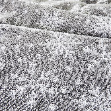 SKL Home Scattered Snowflakes Bath Towel