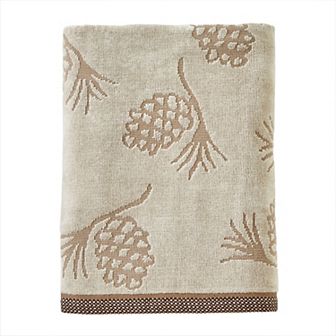 SKL Home Pinecone Jacquard Bath Towel