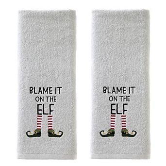 SKL Home Blame it on the ELF 2 pc Hand Towel Set