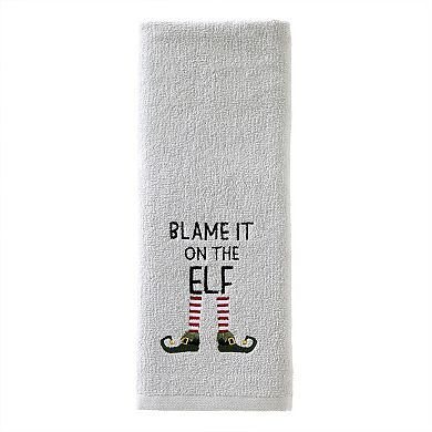 SKL Home Blame it on the ELF 2-Piece Hand Towel Set