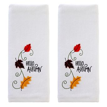 SKL Home Hello Autumn 2 pc Hand Towel Set