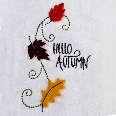 SKL Home Hello Autumn 2-Piece Hand Towel Set