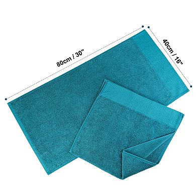 100% Cotton Hand Towels 2 Pack Thick Face Towel Set Design, Highly Absorbent Hand Towel For Bathroom