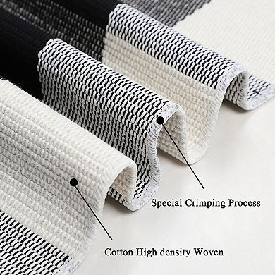 Cotton Classic Pattern High Density Woven Floor Mats , 59" X 35"