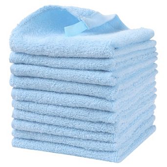 10 pc Cotton Lint Free Cleaning Cloth, Cleaning Rags Kitchen Towels for Dish Drying 10 x 10 Inch