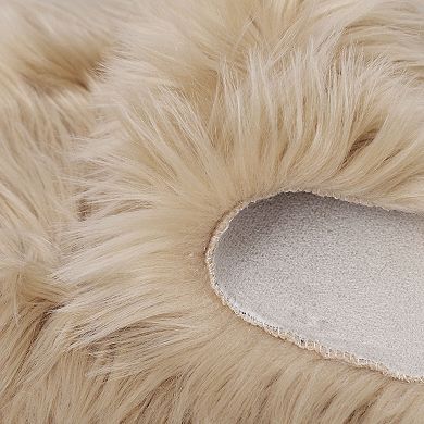 Artificial Animal Wool Modern Floor Mats, 2 X 3 Feet